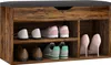 HOMCOM Meuble Chaussures Banc à Chaussures 2 Niveaux Voir les images du produit 1
