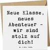 Mr. & Mrs. Panda Grußkarte Spruch Erster Schultag Abenteuer Produktbild-Vorschau 1