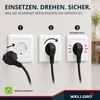 WELLGRO 36er Steckdosenschutz Kindersicherung mit Produktbild-Vorschau 3