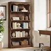 Bücherregal 178 cm Hoch mit 6 Böden, Standregal Produktbild-Vorschau 4