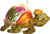 A close-up studio shot of a decorative glass turtle ornament. Podgląd zdjęcia produktu
