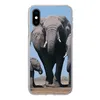 MuchoWow® Handyhülle Schutzhülle Hülle für iPhone X Elefant Produktbild-Vorschau 1