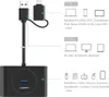 Ugreen USB 3.0 + USB-C 3.1 4 Port OTG Hub Black Produktbild-Vorschau 35