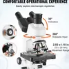 Microscope composé trinoculaire SucceBuy, grossissement de Voir les images du produit 4