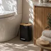 Poubelle étroite pour salle de bain avec bambou ZETRU, 5 l Voir les images du produit 1