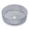 doporro Handwaschbecken, Glas, Grau, 39x39x12cm, Produktbild-Vorschau 5