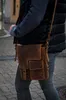 Greenburry Umhängetasche Leder Herren Damen braun VINTAGE Produktbild-Vorschau 15