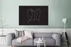 MuchoWow® Poster Linienkunst - Hand - Frauen 120x80 cm - Produktbild-Vorschau 5