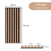 MEBANO. 4er-Set Akustikpaneele Holz 30x132 cm Eiche Natur Produktbild-Vorschau 2