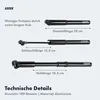Famanu Mini-Fahrradpumpe für alle Ventile - schwarz/grau Produktbild-Vorschau 5