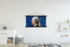 MuchoWow® Textilposter Mädchen mit Perlenohrring - Delfter Produktbild-Vorschau 2