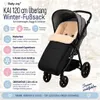 Baby-Joy KAI XXL 120 cm Fußsack Wolle Winterfußsack Produktbild-Vorschau 2