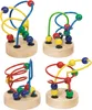 goki 59994 Boucles de motricité, H= 7-9 cm, bois, métal, Voir les images du produit 4