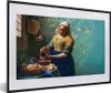 MuchoWow® Gerahmtes Poster Milchmädchen - Mandelblüte - Van Produktbild-Vorschau 1