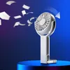 Mini ruční ventilátor na stůl, tichý cestovní ventilátor, Náhled obrázku produktu 5