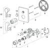 Hansa Polo, complete badset, chroom, 1 stuk. Productafbeelding-voorbeeld 3