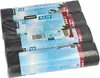 A package of black trash bags, with multiple rolls stacked. Produktbild-Vorschau
