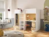 Hochbett mit Kleiderschrank & Schreibtisch - 90 x 190 cm - Produktbild-Vorschau 10