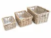 Rattan Pflanzkorb 3er Set Kubu Natural – rechteckig mit Produktbild-Vorschau 5