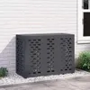 vidaXL Osłona klimatyzacji antracytowa 110 x 50 x 80 cm Podgląd zdjęcia produktu 2