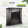 Juskys Elektrokamin 1000 / 2000 W - Eckkamin mit Heizung, Produktbild-Vorschau 4