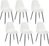 Gustav White Stuhl – 6er-Set Produktbild-Vorschau 1