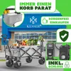 KESSER® Bollerwagen faltbar GT9000 Handwagen mit Dach | Produktbild-Vorschau 14