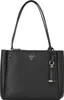 Schwarze Damen-Tasche mit Henkel & Reißverschlusstaschen – Produktbild-Vorschau 10