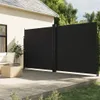 Windscherm uittrekbaar 200x600 cm zwart Productafbeelding-voorbeeld 2