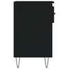 vidaXL Schuhregal Schwarz 102x36x60 cm Holzwerkstoff Produktbild-Vorschau 7