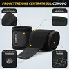CAMBIVO Polsiere Palestra Regolabile 2 Pezzi, Fasce per Anteprima dell’immagine prodotto 4