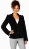 Hippie Jacke Grace in Plüsch-Optik für Damen | Schwarz Produktbild-Vorschau 1