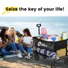Sekey Bollerwagen Faltbar Offroad, 160L Handwagen belastbar Produktbild-Vorschau 8