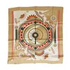 edles Seidentuch beige rot 65x65 cm Grafikprint - SPECIAL Produktbild-Vorschau 3