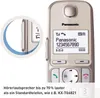 Panasonic KX-TGE260GN, DECT telefón, Bezdrôtový handset, Náhľad obrázku produktu 8