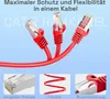 hb-digital Netzwerkkabel CAT 7 Netzwerk LAN Kabel 15m RJ45 Produktbild-Vorschau 4