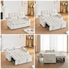 Tagesbett 3-in-1, ausziehbares Gästebett 142 x 177 cm mit Produktbild-Vorschau 9