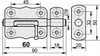 Bolzenriegel Schloßriegel Türriegel  Schubriegel 60 mm Produktbild-Vorschau 2