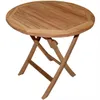 Teako Design Klapptisch Salerno Teakholz Massiv Rund 120cm Produktbild-Vorschau 5