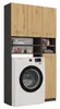A modern laundry room cabinet with a washing machine. Produktbild-Vorschau