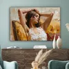 MuchoWow® - Leinwandbilder - Frau - Kunst - Abstrakt - Produktbild-Vorschau 4
