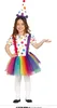 Clown Costume di Carnevale Vestito colorato per bambini Anteprima dell’immagine prodotto 3