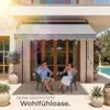 tectake® Klemmmarkise mit Handkurbel einfache Montage Produktbild-Vorschau 7
