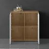 doporro Buffet Commode 76cm Meuble de Rangement Chêne Clair Voir les images du produit 5