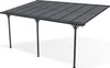 Terrassenüberdachung Carport KLEO 500L300 Aluminium Grau Produktbild-Vorschau 5