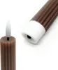 Candele a bastoncino LED Relaxdays, set da 6, A x P: 25 x 2 Anteprima dell’immagine prodotto 5