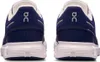 Rear view of a pair of blue athletic shoes. Voir les images du produit