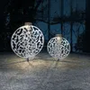 Solarleuchte Garten Scheibe 40cm Solarlampe Außen Leuchte Produktbild-Vorschau 5