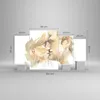 Bilder auf glas - 4 Teile - Kuss Paar Liebe - 160x90cm - Produktbild-Vorschau 3