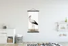 MuchoWow® Textilposter Storch - Vogel - Tiere - Jungen - Produktbild-Vorschau 2